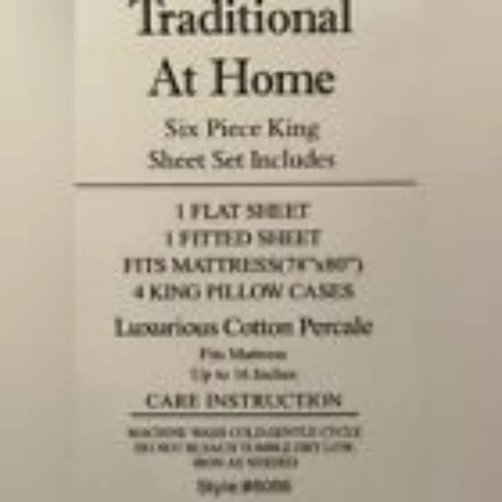 Transitional at Home 6pc King Sheet spring green with white stripes